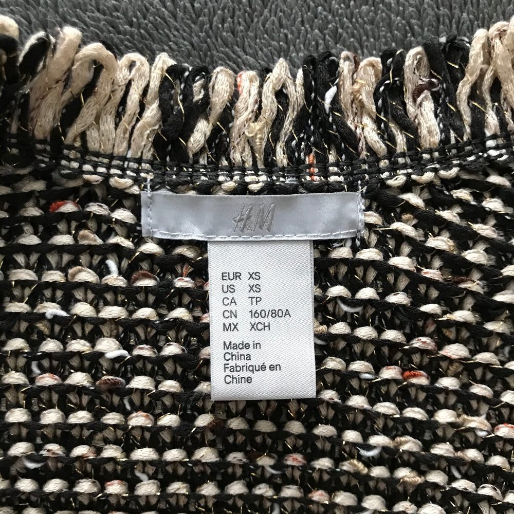 H&M Fringed Knit Jacket - Picture 7 of 9